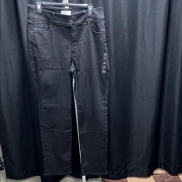 Lane Bryant Denim - Lane Bryant Black Straight Leg Jeans Classic Fit